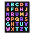 Playful Alphabet Multi Color Block Rug