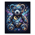 Celestial Cosmic Bear Constellation Galaxy Rug