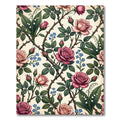 Vintage Romantic Rose and Lily Garden Rug