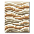 Earthy Tones Flowing Wave Rug