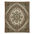 Antique Cream Floral Inlay Rug