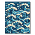 Turquoise Marine Swirls Rug