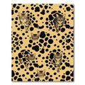 Golden Bengals Black Spot Repeat Rug