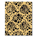Golden Bengals Black Spot Repeat Rug