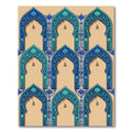 Azure Floral Arc Vaulted Tapestry Rug