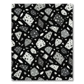 Monochromatic Stone Fragment Scatter Rug