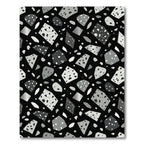 Monochromatic Stone Fragment Scatter Rug