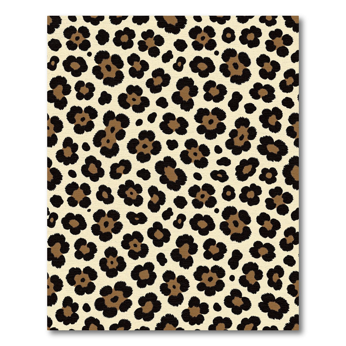 Classic Beige Leopard Spots Rug