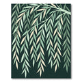 Elegant Willow Branch Sage Botanical Rug