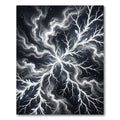 Ethereal Celestial White Branch Nebula Rug