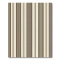 Earthy Brown Vertical Stripe Rug