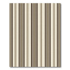 Earthy Brown Vertical Stripe Rug