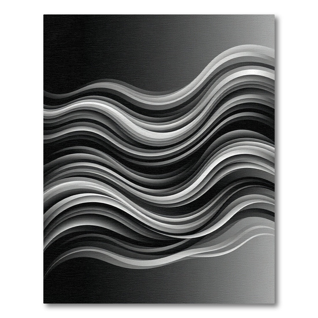Monochromatic Layered Wave Flow Rug
