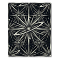 Monochromatic Starburst Geometric Nebula Rug