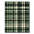 Forest Green Classic Tartan Plaid Rug