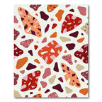 Warm Terracotta Organic Shape Rug