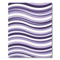 Amethyst Wave Stripe Composition Rug
