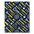Mechanic Tool Yellow Automotive Gear Art Rug