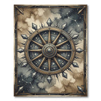 Celestial Ship Wheel Constellation Rug