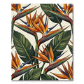 Lush Tropical Bird of Paradise Foliage Rug