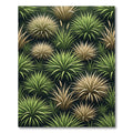 Lush Green and Golden Potted Grasses Rug