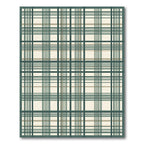 Sage and Cream Plaid Grid Rug
