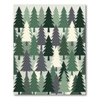 Mid Century Modern Forest Pine Rug