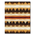 Earthy Aztec Stripe Rug
