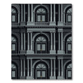 Monochromatic Neoclassical Architectural Repeats Rug
