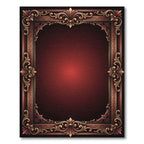 Ornate Royal Crimson Gold Border Rug