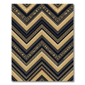 Golden Chevron Ancient Art Deco Rug