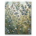 Botanical Wildflower Garden Watercolor Meadow Rug