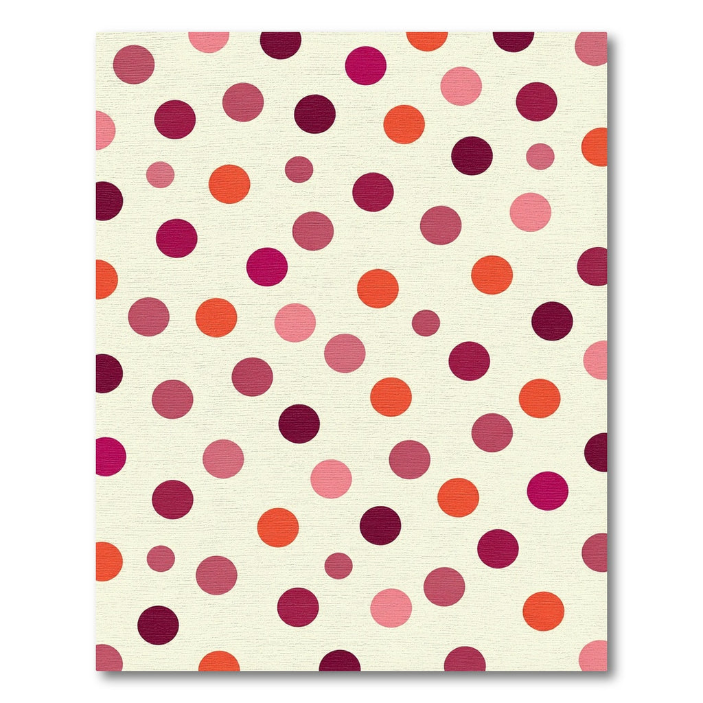 Multicolor Polka Dot Dot Composition Rug