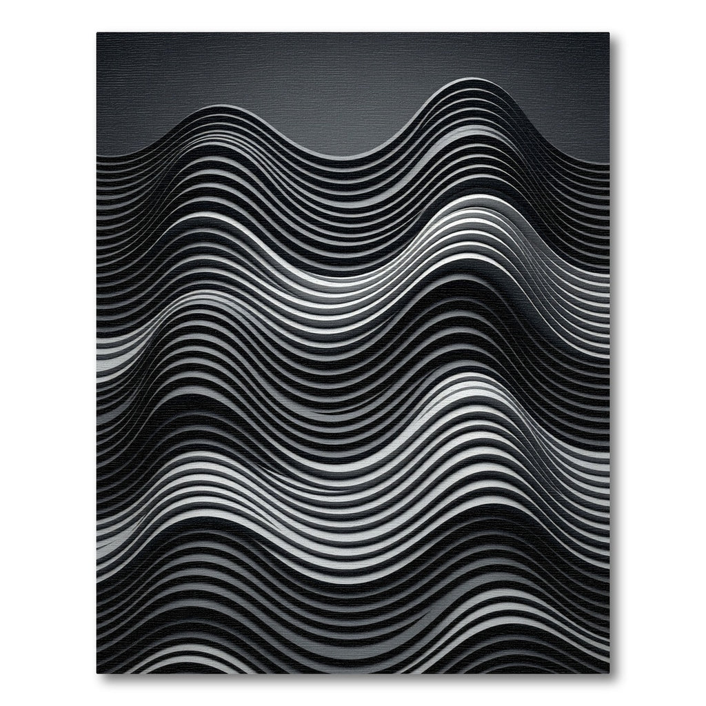 Monochromatic Waves Contour Rug