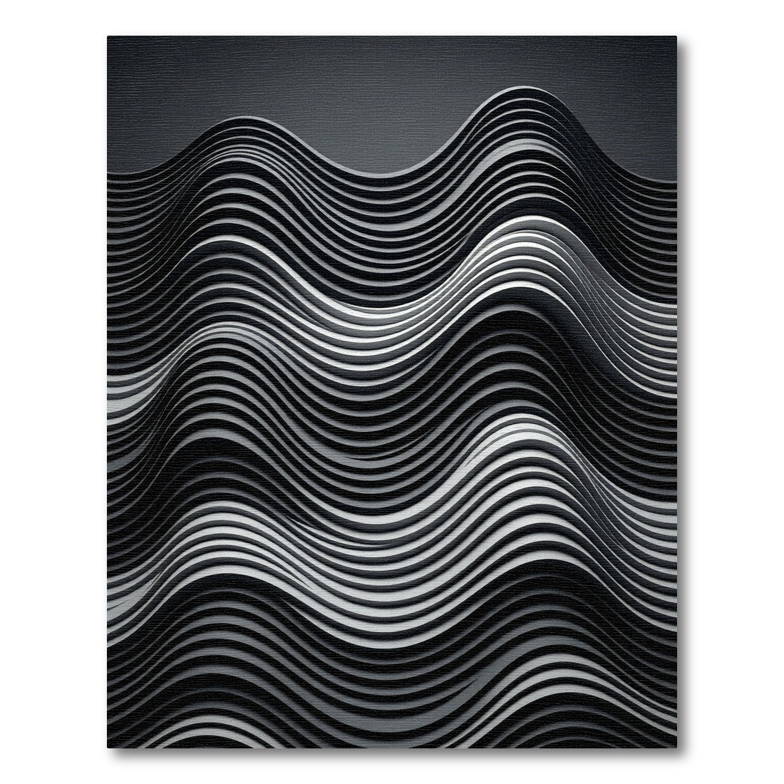 Monochromatic Waves Contour Rug