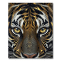 Symmetrical Golden Tiger Eye Portrait Rug