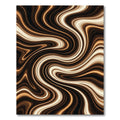Rich Amber Swirl Marble Rug