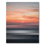 Sunset Horizon Gradient Stripes Rug