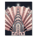 Art Deco Golden Starburst Building Rug
