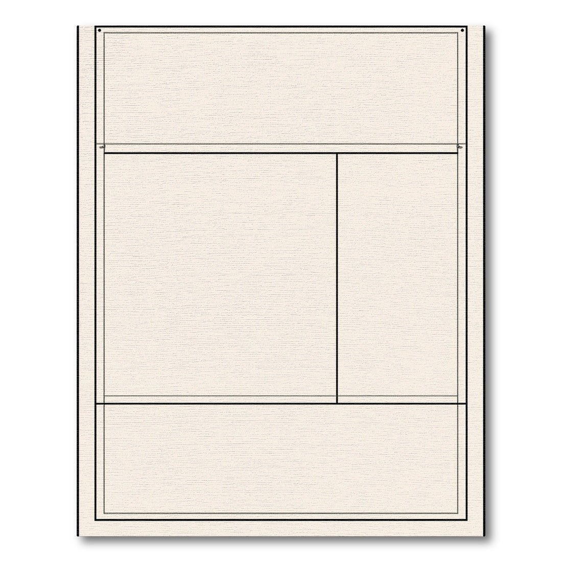 Cream Abstract Geometric Block Rug