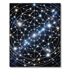 Celestial Star Map Cosmos Rug