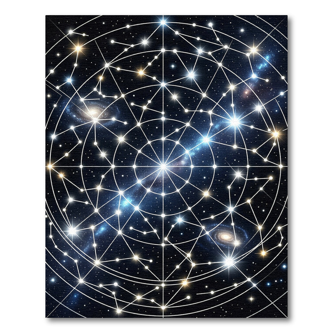 Celestial Star Map Cosmos Rug
