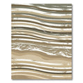 Contemporary Earthy Wavy Line Aesthetic Rug