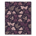 Purple Grapevine Botanical Vines Rug