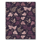 Purple Grapevine Botanical Vines Rug