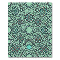 Sage Geometric Starburst Tile Mosaic Rug