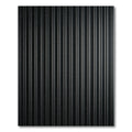 Modern Dark Gray Vertical Stripe Rug