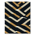 Geometric Staircase Optical Illusion Rug