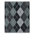 Monochromatic Diamond Argyle Weave Rug