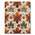 Autumn Harvest Trellis Leaf Rug